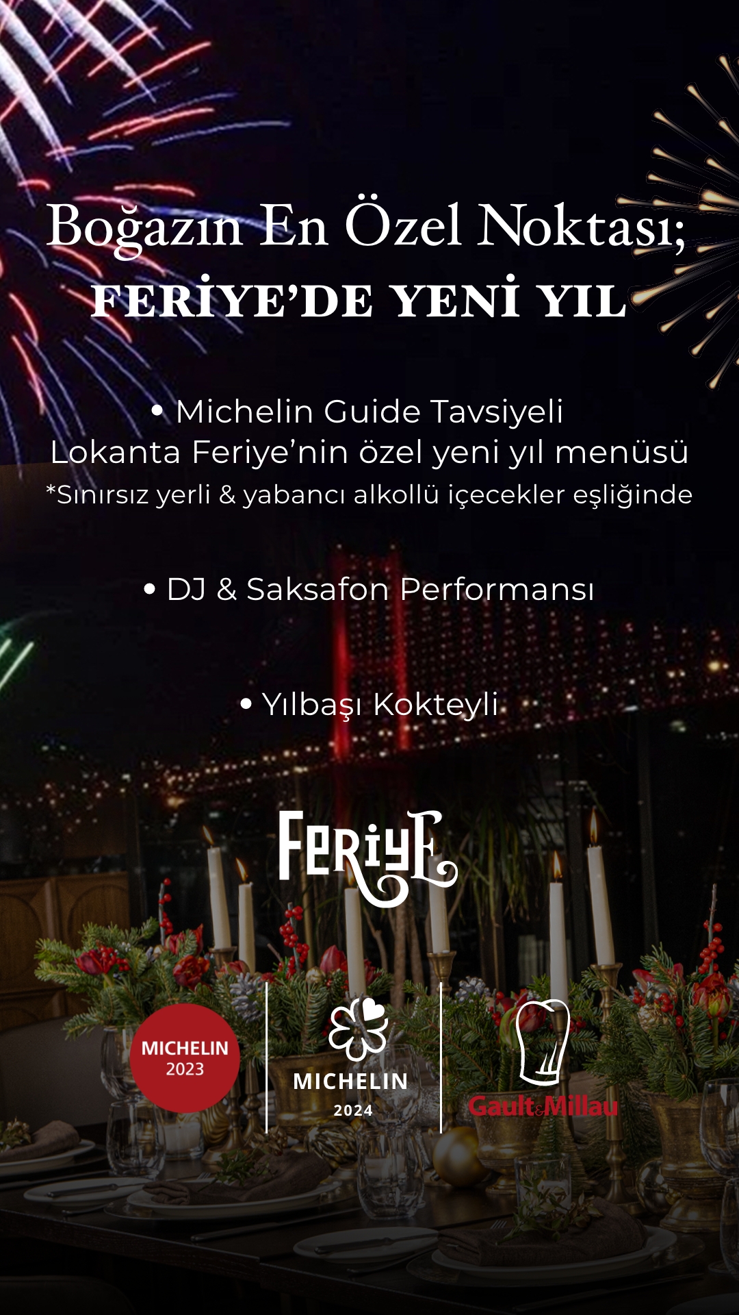 Feriye'de Yılbaşı Gecesi - New Year's Eve Feriye