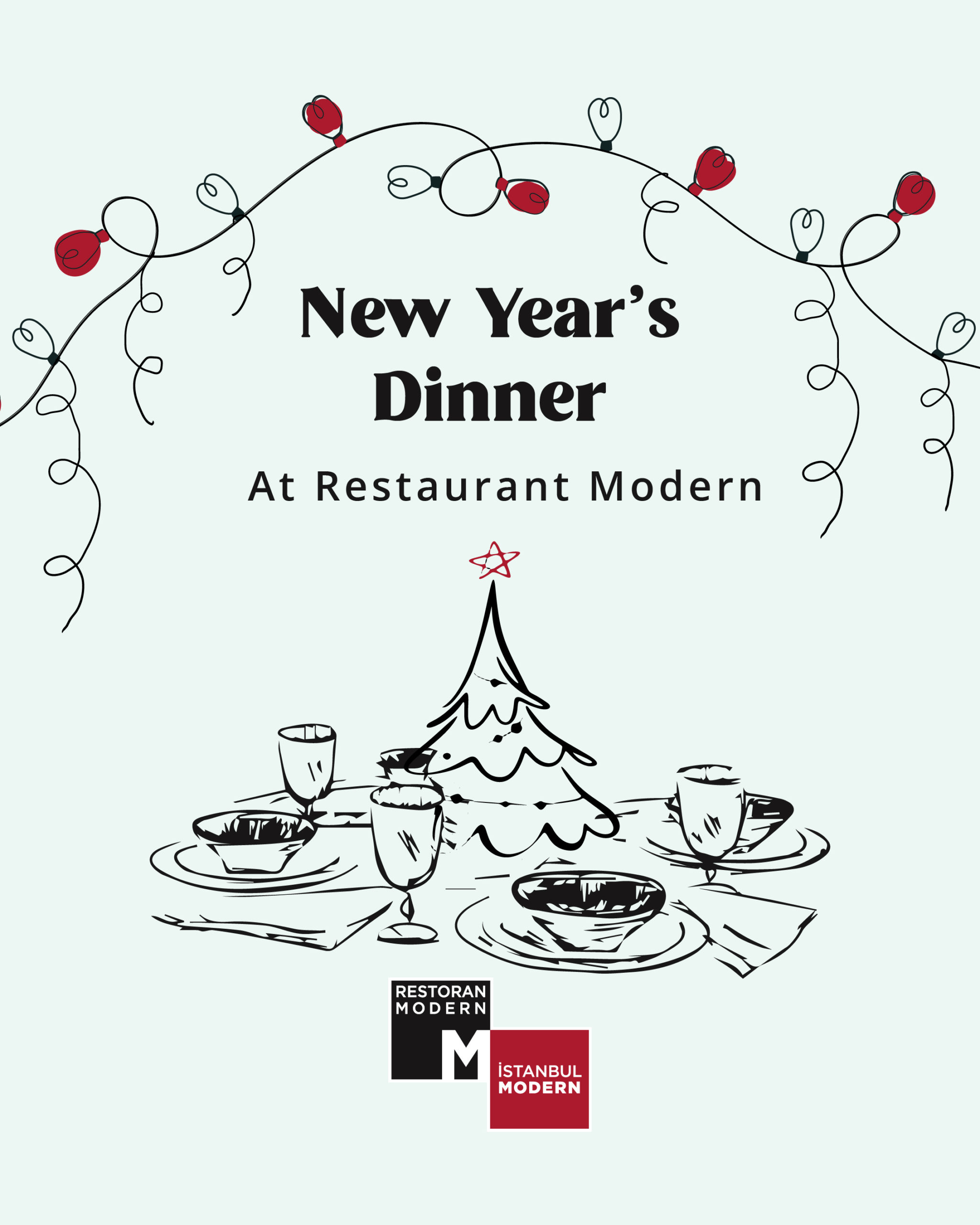 Restoran Modern'de Yılbaşı Yemeği - New Year's Dinner at Restaurant Modern